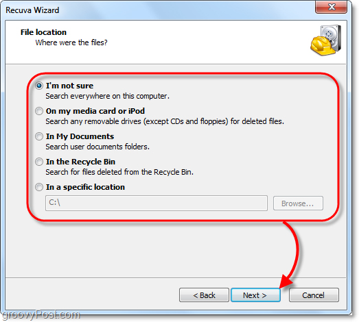 Recover, save files deleted completely with Recuva Picture 5