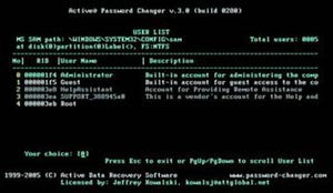 Recover Windows passwords when you have it Picture 1