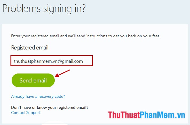 Recover your Skype account password Picture 3