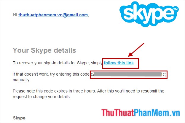 Recover your Skype account password Picture 4