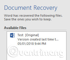 Recovering unsaved Word files, retrieving Word, Excel and PowerPoint files before saving Picture 14