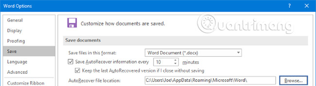 Recovering unsaved Word files, retrieving Word, Excel and PowerPoint files before saving Picture 15