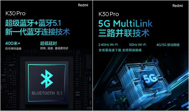 Redmi K30 Pro features Super Bluetooth technology with extremely long range, up to 400m Picture 2