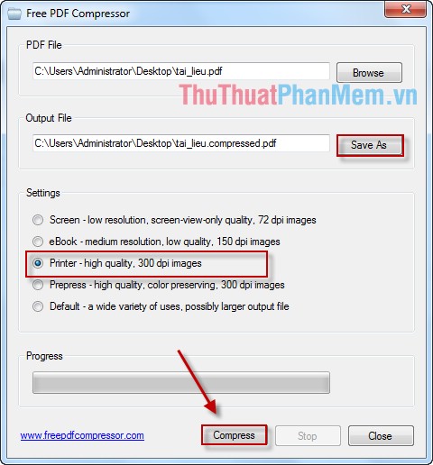 Reduce the size of PDF files with Free PDF Compressor Picture 13