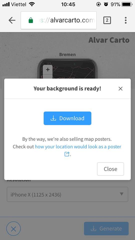 Refreshing smartphone backgrounds with 'my living quarters' map is extremely interesting Picture 8