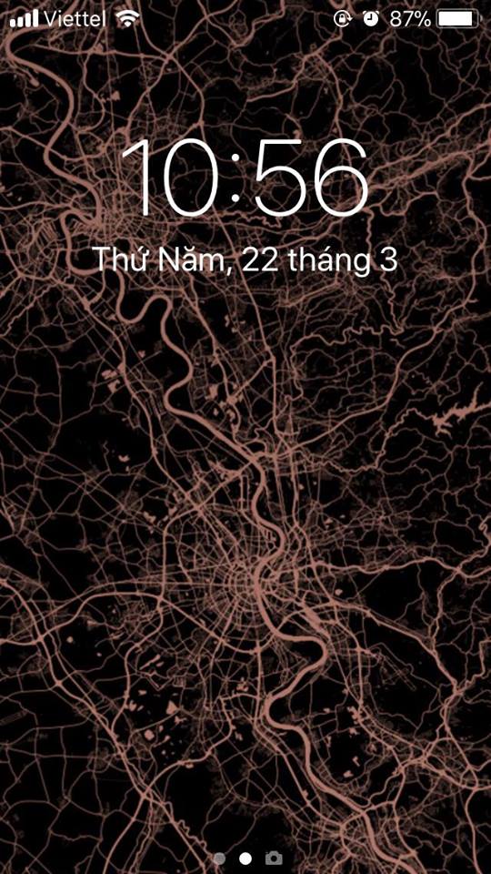 Refreshing smartphone backgrounds with 'my living quarters' map is extremely interesting Picture 9