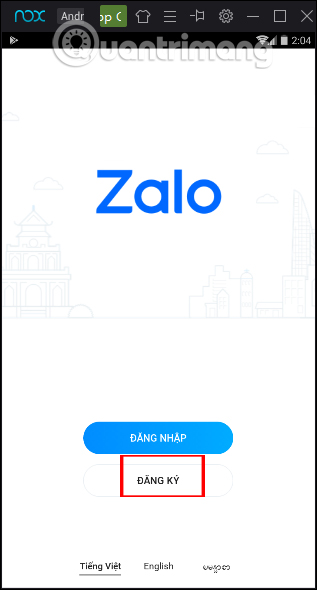Register Zalo, how to create a Zalo account on your computer Picture 11