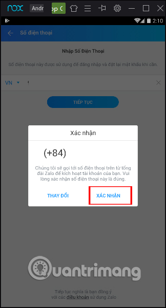 Register Zalo, how to create a Zalo account on your computer Picture 14