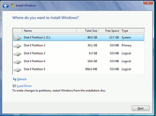 Reinstalling Windows does not need to format the hard drive Picture 6