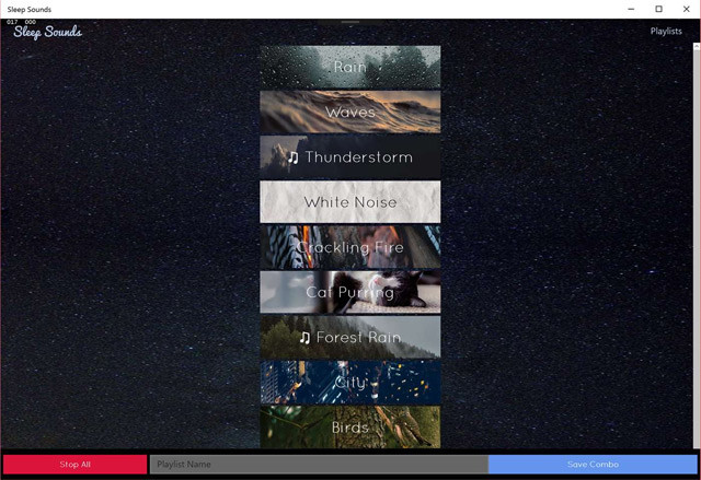 Relaxing music playback applications on Windows 10 Picture 2