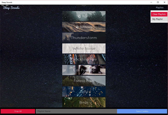 Relaxing music playback applications on Windows 10 Picture 3