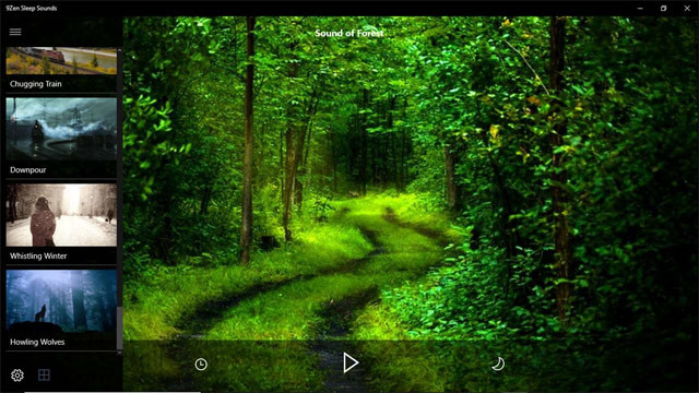 Relaxing music playback applications on Windows 10 Picture 4
