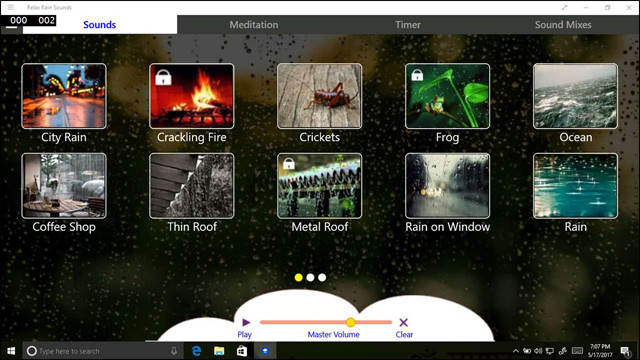 Relaxing music playback applications on Windows 10 Picture 7