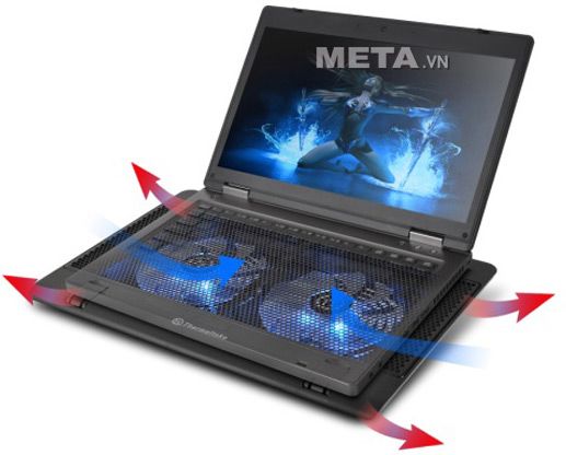 'Relieve heat' for laptops with Thermaltake's Massive 14² heat sink CL-N001-PL14BU-A Picture 2