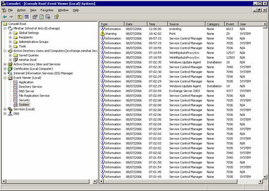 Remote Exchange 2003 administration Picture 7