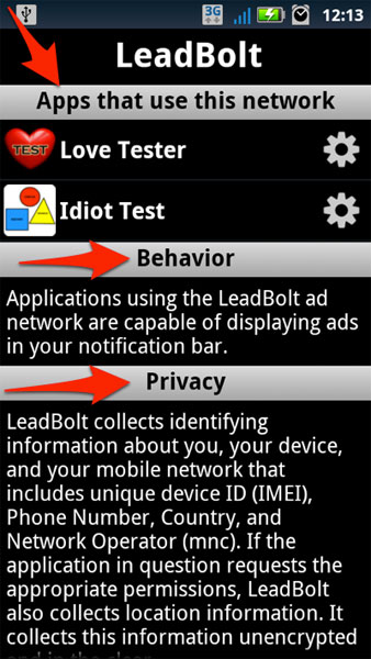 Remove ads, spam in the Android device's notification bar Picture 11