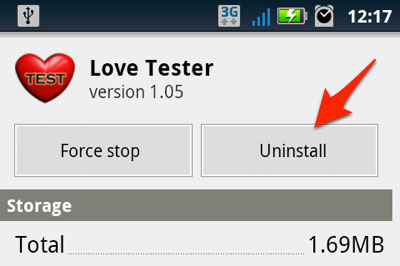 Remove ads, spam in the Android device's notification bar Picture 13