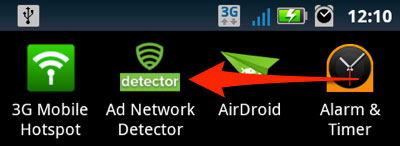 Remove ads, spam in the Android device's notification bar Picture 6