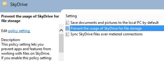 Remove SkyDrive from the system Picture 1