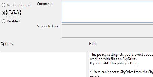 Remove SkyDrive from the system Picture 2