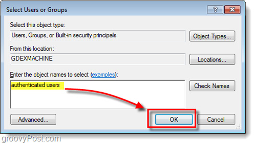 Remove the folder's Lock icon in Windows 7 Picture 4