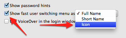 Remove the Login Window section from the OS X Lion menu bar Picture 9