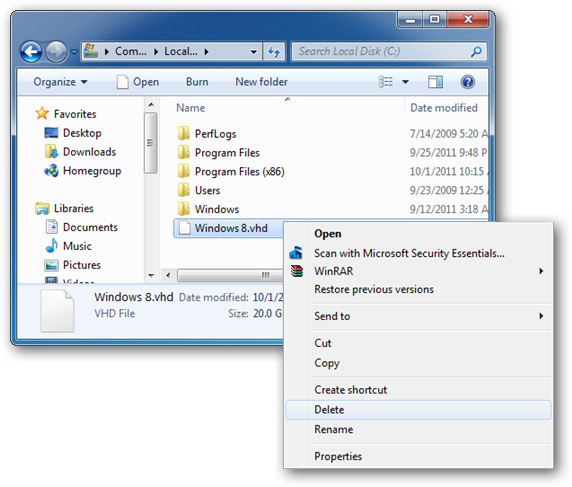 Remove Windows 8 from dualboot system Picture 10