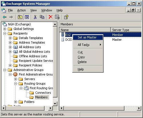 Removing the first Exchange 2003 server (Part II) Picture 3