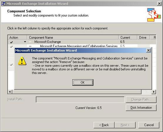 Removing the first Exchange 2003 server (Part II) Picture 4