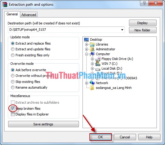 Repair, decompress, restore data in corrupted rar archives, errors in 3 ways - 99% success Picture 8