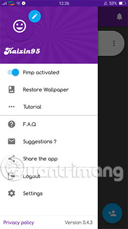 Replace the remote wallpaper on Android with Pimp my Wall Picture 6