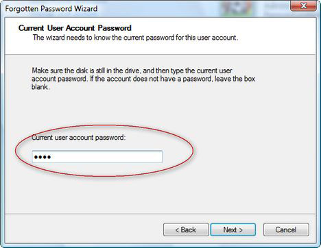 Reset account password in Vista Picture 5