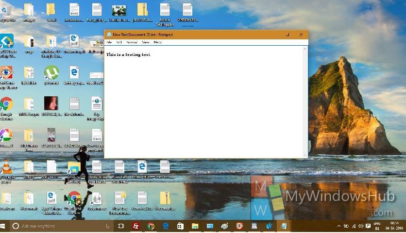 Reset Notepad to the initial default setting state Picture 1