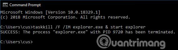 Restart Windows Explorer when the system is 'suspended' Picture 4