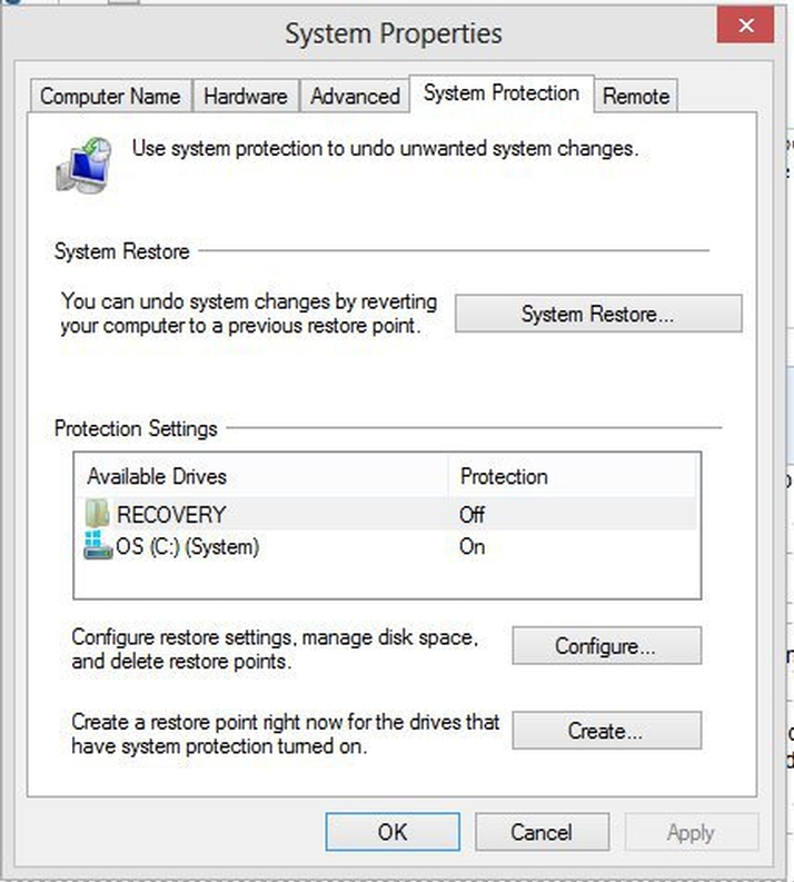 Restore a Windows 8 computer with System Restore Picture 5
