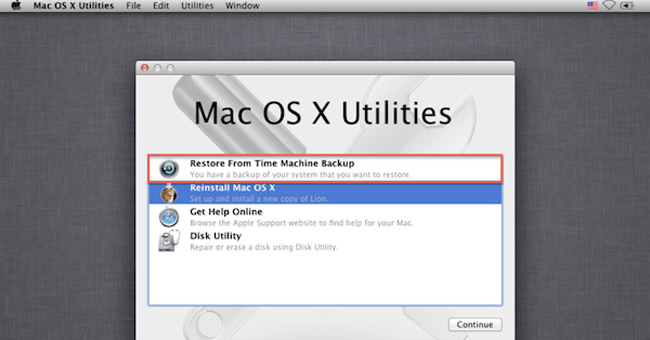 Restore and Backup data on Mac using Time Machine Picture 5