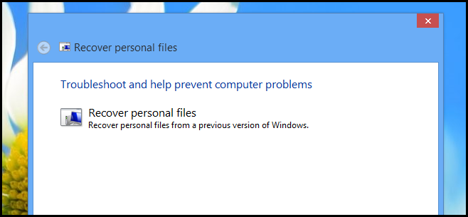 Restore files from the Windows.old folder after installing Win Picture 5