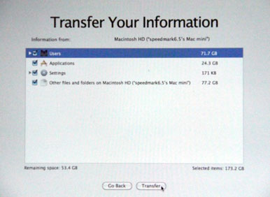 Restore hard drive with Time Machine Picture 3
