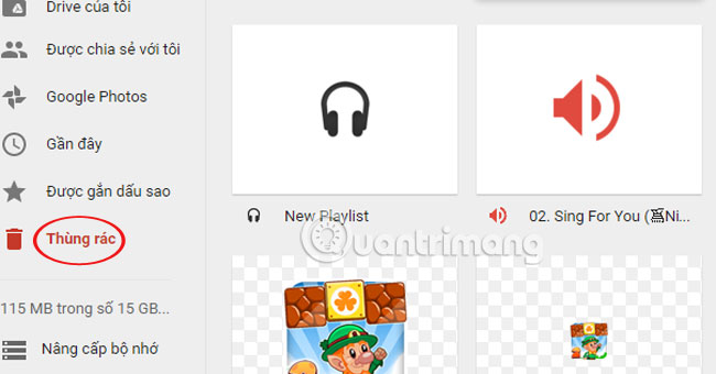 Restore, retrieve deleted data on Google Drive Picture 2