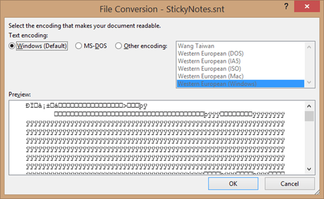 Restore Sticky Note deleted on Windows Picture 3