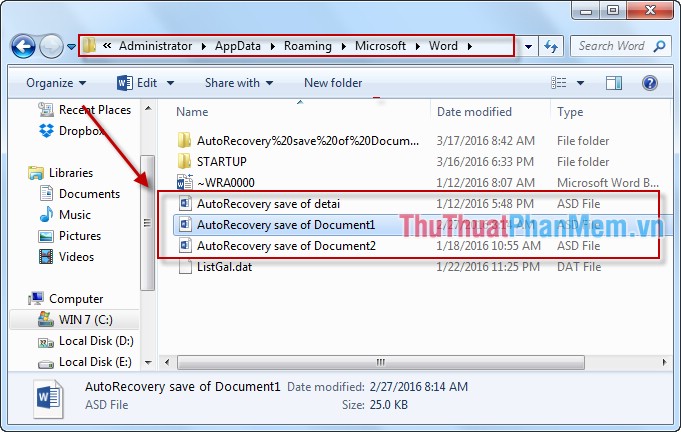 Restore unsaved text in Word, Excel, PowerPoint Picture 5