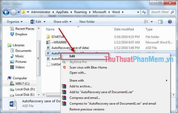 Restore unsaved text in Word, Excel, PowerPoint Picture 6