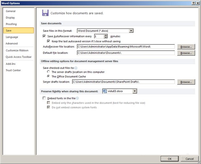 Restore Word and Excel files that unfortunately have not been saved Picture 8