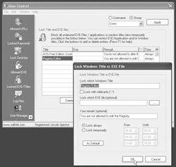 Restrict users to change system settings Picture 1