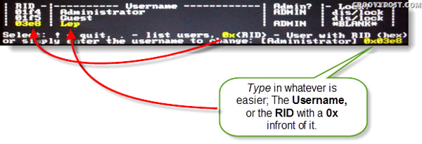 Retrieve password of Windows XP, Vista or 7 account using USB Flash drive Picture 10