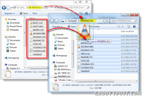 Retrieve password of Windows XP, Vista or 7 account using USB Flash drive Picture 2