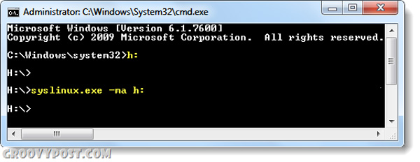Retrieve password of Windows XP, Vista or 7 account using USB Flash drive Picture 3