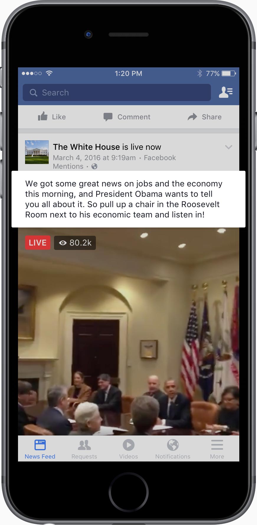 Reveal some tricks when Live Video is on Facebook Picture 2