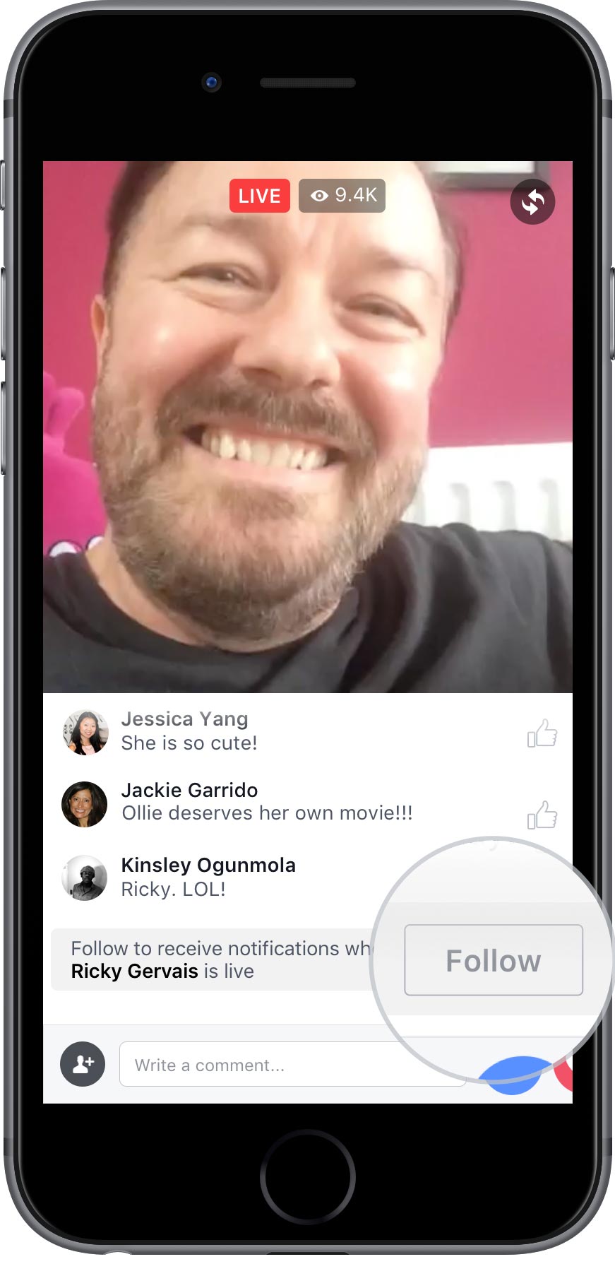 Reveal some tricks when Live Video is on Facebook Picture 3