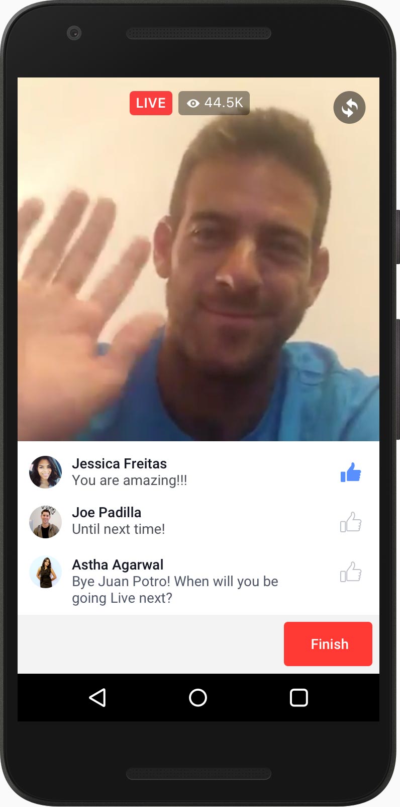Reveal some tricks when Live Video is on Facebook Picture 5